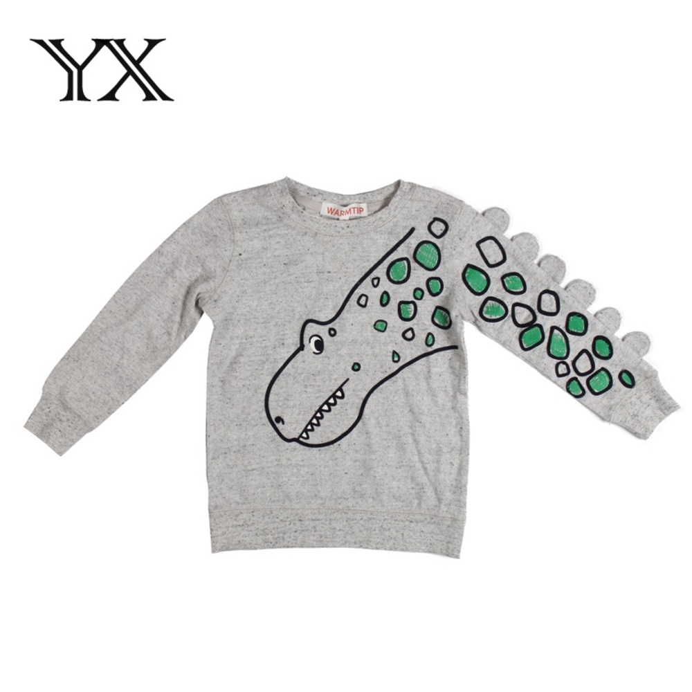 Cute Toddler Boy Dinosaur Cotton Tee